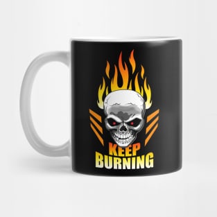 The Burning Skull, Keep Burning - Burning Man Mug